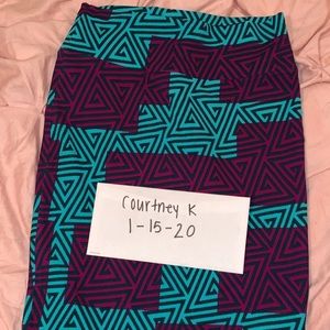 LuLaRoe Cassie skirt size small bnwot